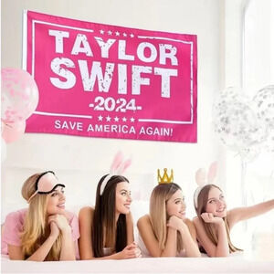 Taylor Swift Flag Banner Tapestry 2024 SAVE AMERICA AGAIN 3x5’ NEW IN PACKAGE